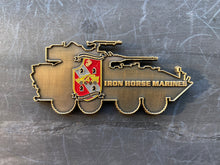 Load image into Gallery viewer, 4th Light Armored Reconnaissance Battalion - 4th LAR Iron Horse Marines - Challenge Coin