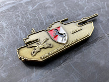 Load image into Gallery viewer, ARMY - 11th Armored Cavalry Regiment - 11th ACR ALLONS! - Challenge Coin