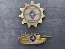 Load image into Gallery viewer, 1st Tank Battalion - Farewell Gift to 1st Marine Division - Challenge Coin