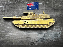 Load image into Gallery viewer, Australian M1A1 Abrams - C SQD, 2/14 LHR (QMI) - Challenge Coin
