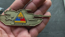 Load and play video in Gallery viewer, ARMY - 3rd Armored Division - Spearhead - Challenge Coin
