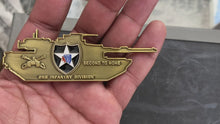 Load and play video in Gallery viewer, ARMY - 2nd Infantry Division - Second to None - Challenge Coin
