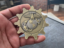 Load image into Gallery viewer, 1st Tank Battalion - Farewell Gift to 1st Marine Division - Challenge Coin
