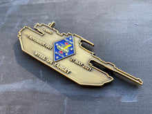 Load image into Gallery viewer, 1st Tank Battalion - Steel On Target - Challenge Coin
