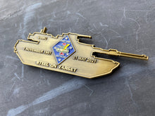 Load image into Gallery viewer, 1st Tank Battalion - Steel On Target - Challenge Coin
