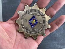 Load image into Gallery viewer, 1st Tank Battalion - Farewell Gift to 1st Marine Division - Challenge Coin
