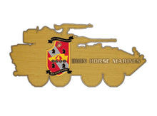 Load image into Gallery viewer, 4th Light Armored Reconnaissance Battalion - 4th LAR Iron Horse Marines - Challenge Coin
