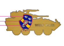 Load image into Gallery viewer, 3rd Light Armored Reconnaissance Battalion - 3rd LAR Wolf Pack - Challenge Coin
