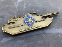 Load image into Gallery viewer, 1st Tank Battalion - Steel On Target - Challenge Coin
