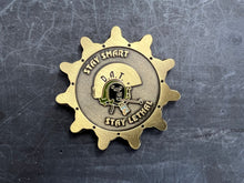 Load image into Gallery viewer, DAT - Stay Smart Stay Lethal - Challenge Coin
