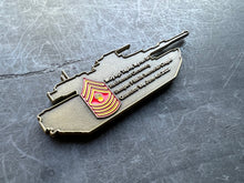 Load image into Gallery viewer, Marine Retirement Tank - Challenge Coin
