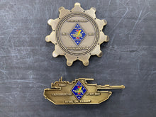 Load image into Gallery viewer, 1st Tank Battalion - Farewell Gift to 1st Marine Division - Challenge Coin
