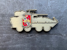 Load image into Gallery viewer, 4th Light Armored Reconnaissance Battalion - 4th LAR Iron Horse Marines - Challenge Coin
