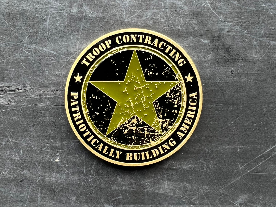 Troop Contracting - Challenge Coin